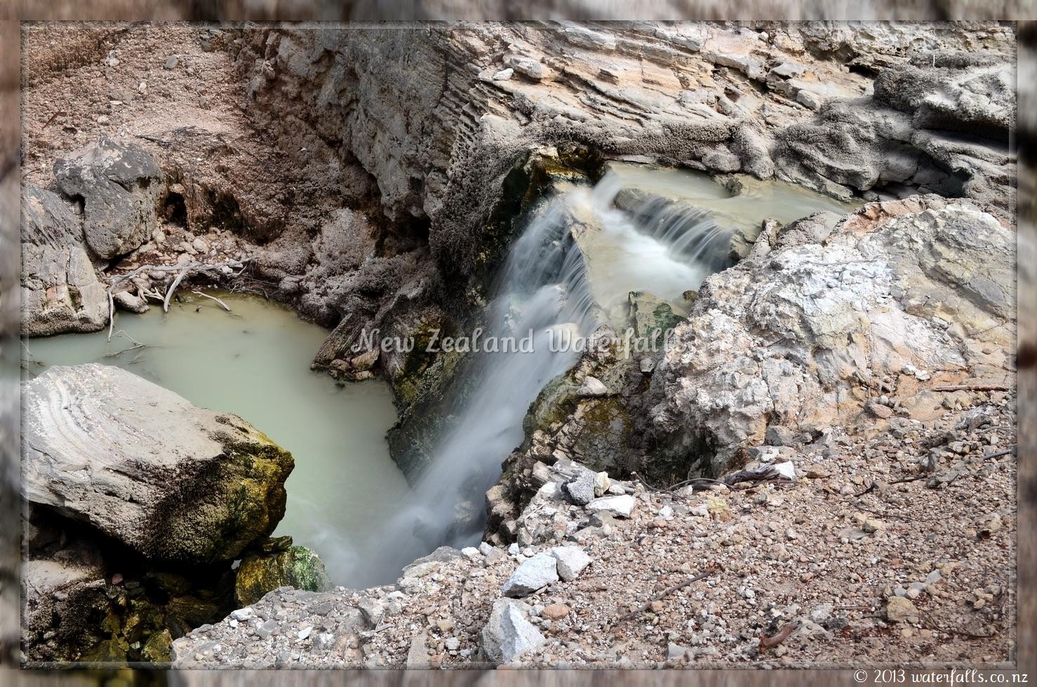 Lake Ngakoro Waterfall