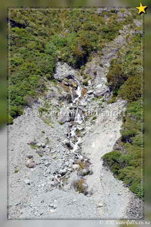 Hooker Valley Waterfall